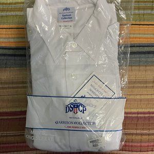 DSCP GARRISON COLLECTION WHITE BUTTON DOWN  LONG SLEEVE SHIRT 16 1/2 NEW!